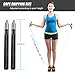 Vcall Jump Rope Workout Speed Rope Weighted Adjustable Self-Locking Exercise Skipping Rope with 1 Replaceable Cable for for Women Kids Men Fitness,Crossfit,Boxing,Training,Double Unders,Gym,Cardio