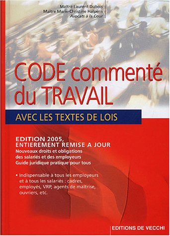 Code commenté du travail