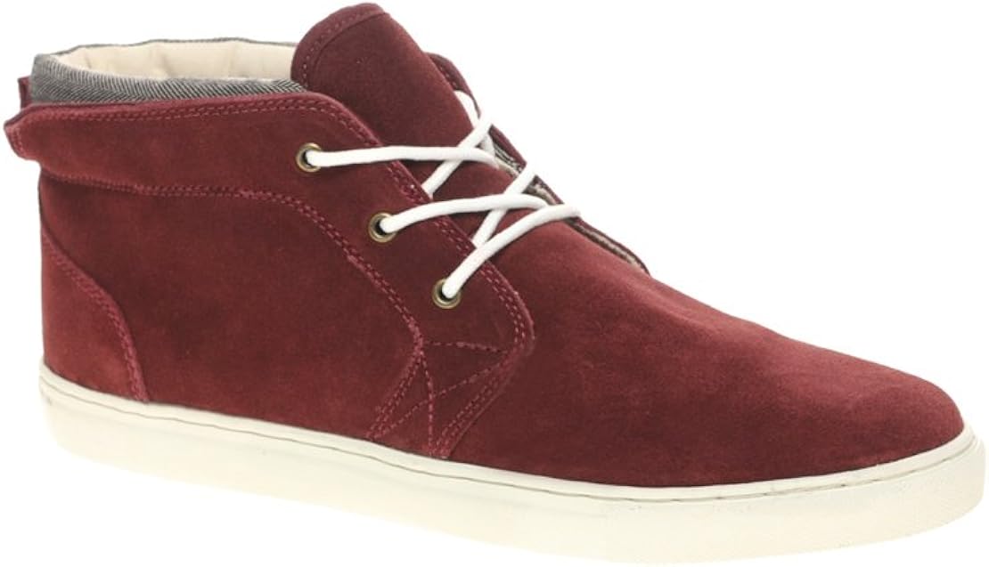 river island leather desert boots in light brown