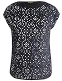 Chicwe Women's Plus Size Floral Laser Cut Woven Top Blouse 1X-4X