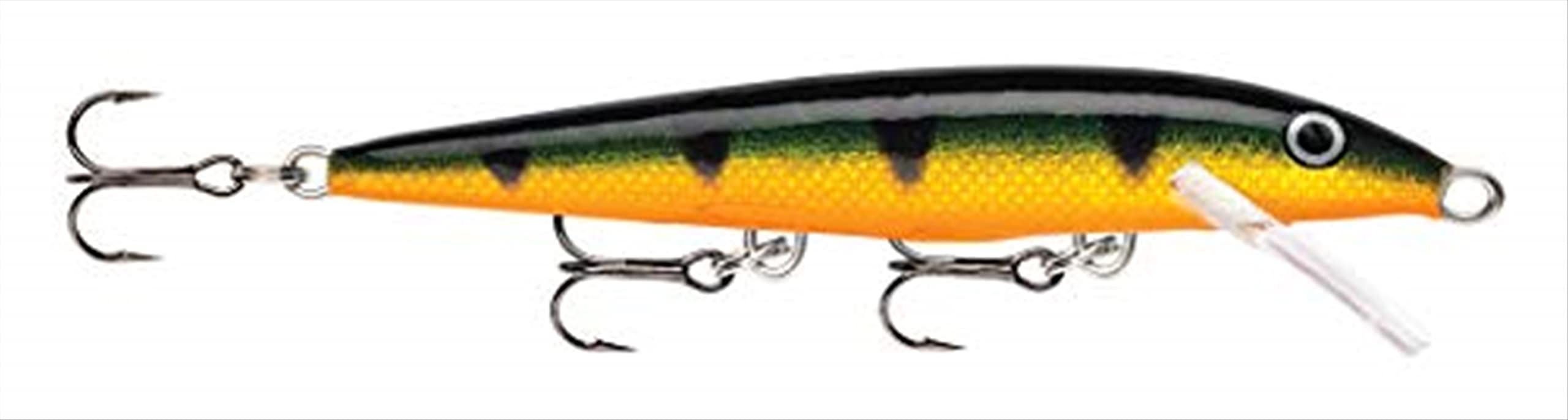 Rapala Original Floater Lure with Three No. 6 Hooks, 1.2-1.8 m Swimming Depth, 11 cm Size, Legendary Perch