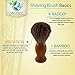 100% Pure Badger Hair Shaving Brush with Natural Bamboo Handle - Experience a Better Shave - Great For Any Method of Shaving - Eco Friendly Male Grooming - WowE LifeStyle Products