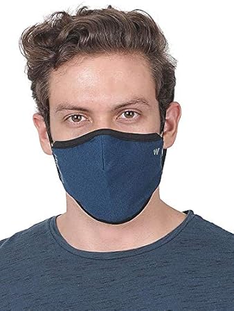 Wildcraft W95 Plus Reusable Outdoor Respirator Supermask with Neckband (Medium 40-70 kg,