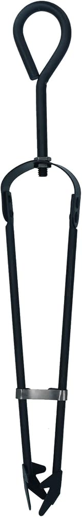 AB Tools 18" Loop Top Tongs Fire Coal Wood Burner Steel Metal 450mm Grabber Log view 4