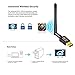 Anmier 600Mbps WiFi Adapter Dual Band 2.4G/5G Wireless Network Adapter 802.11ac USB Wifi Adapter for Desktop/Laptop/PC, Support Windows XP/Vista/7/8.1/10/Mac OS X 10.4-10.11