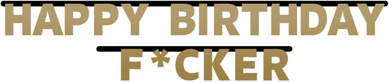Folat 65309 Happy Birthday F*cker 3mtr Letter Banner Fun Party Decoration - Image 4