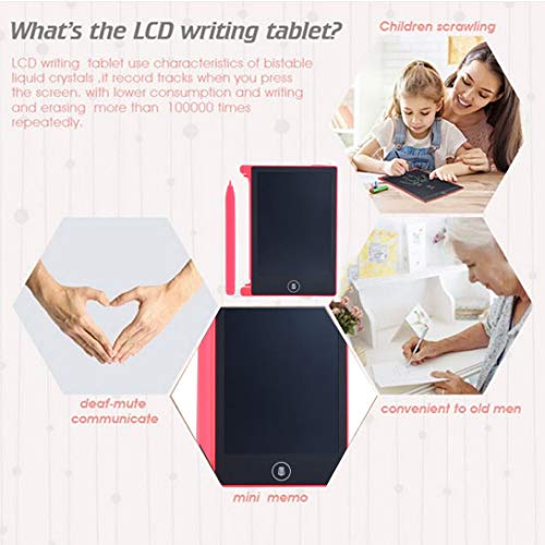 image for LCD Writing Tablet,Kasien 4.4 inch Electronic Drawing & Writing Board 