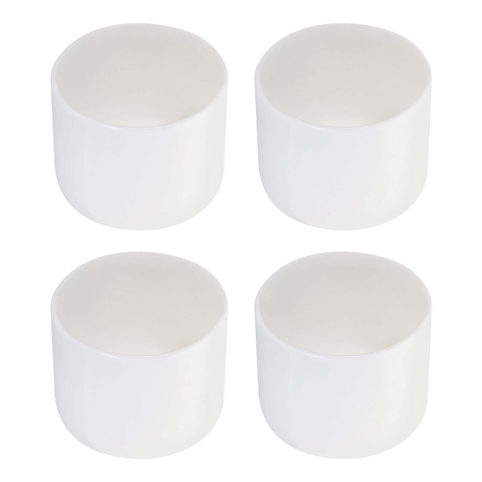 Rebower 4 Pack Screw Thread Protector Cover Rubber End Caps, [for Screw, Bolt, Rod End Cap] - 1 7/8 inch(48mm) inner dia/White — image 1