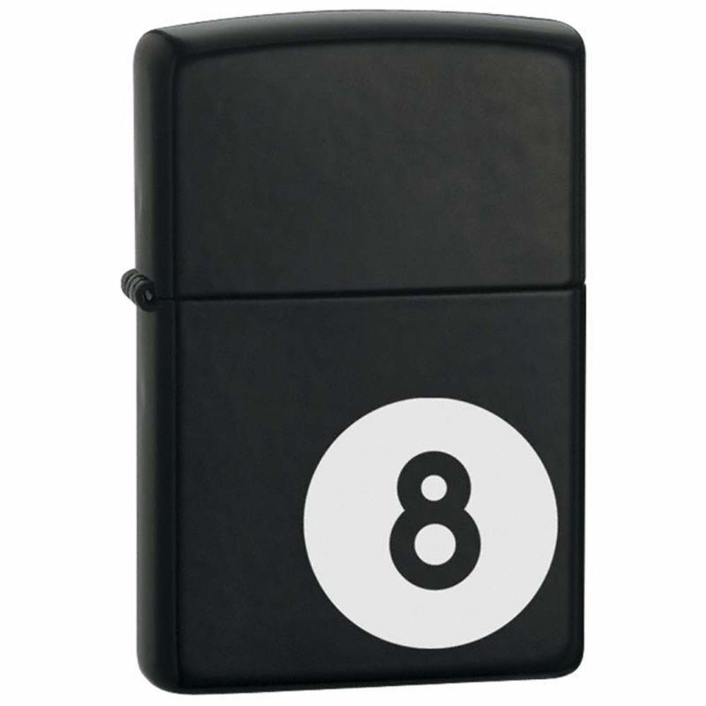 Zippo 8 Ball Black Matte Pocket Lighter Sports & Outdoors