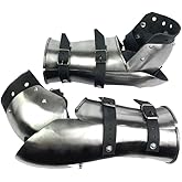Medieval Arm Armor with Elbow Cops Armband Pair Armour Halloween LARP Steel Bracers Cosplay Costume Accessory