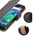 HOOMIL Moto X Pure Edition Case Premium Leather Case for Motorola Moto X Pure Edition/Moto X Style (2015) Phone Wallet Case Cover (Black)