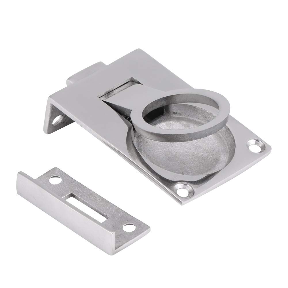 For Recessed Handles - 2Pcs Boat Hatch Handle 57 * 40Mm 316 Stainless Steel Ring Handle Flush Hatch Locker Cabinet Pull Lift With Clamping Slot For Boat Marine