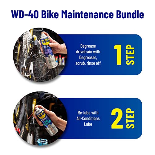 WD40 All Conditions Bike Chain Lube and Chain Cleaner/Degreaser