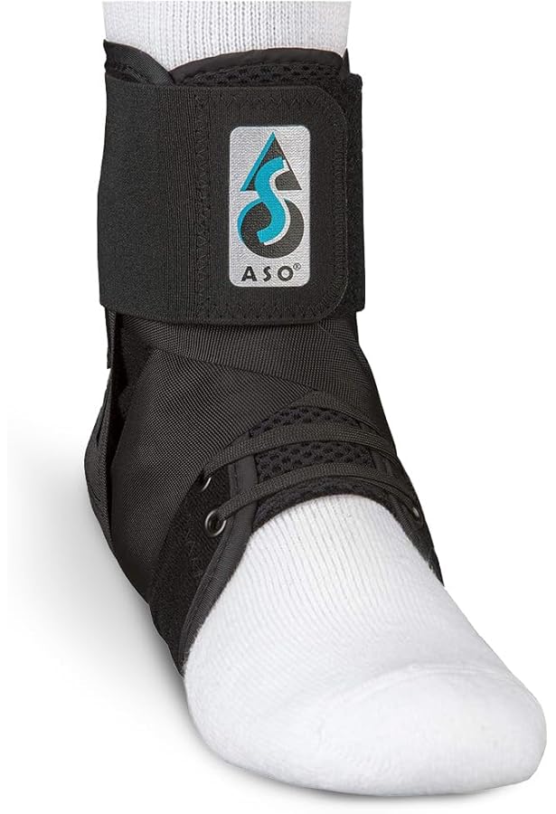 Amazon.com: ASO EVO Ankle Stabilizer Brace (Small - Black) by