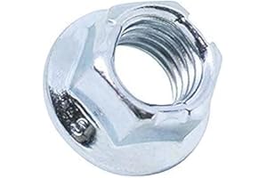 BEL-METRIC (20pcs) BelMetric M8 Metric Reduced 10mm Wrench Top Locking Zinc Plated Steel Flange Nut NTLH8X10CLZ