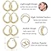 Hoop Earrings for Women, Teardrop Hoops Earrings,Gold Hoop Earrings Set,2 Pairs Hypoallergenic Loop Earrings