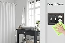 OKAWYC Double Toggle/Single Duplex Light Switch