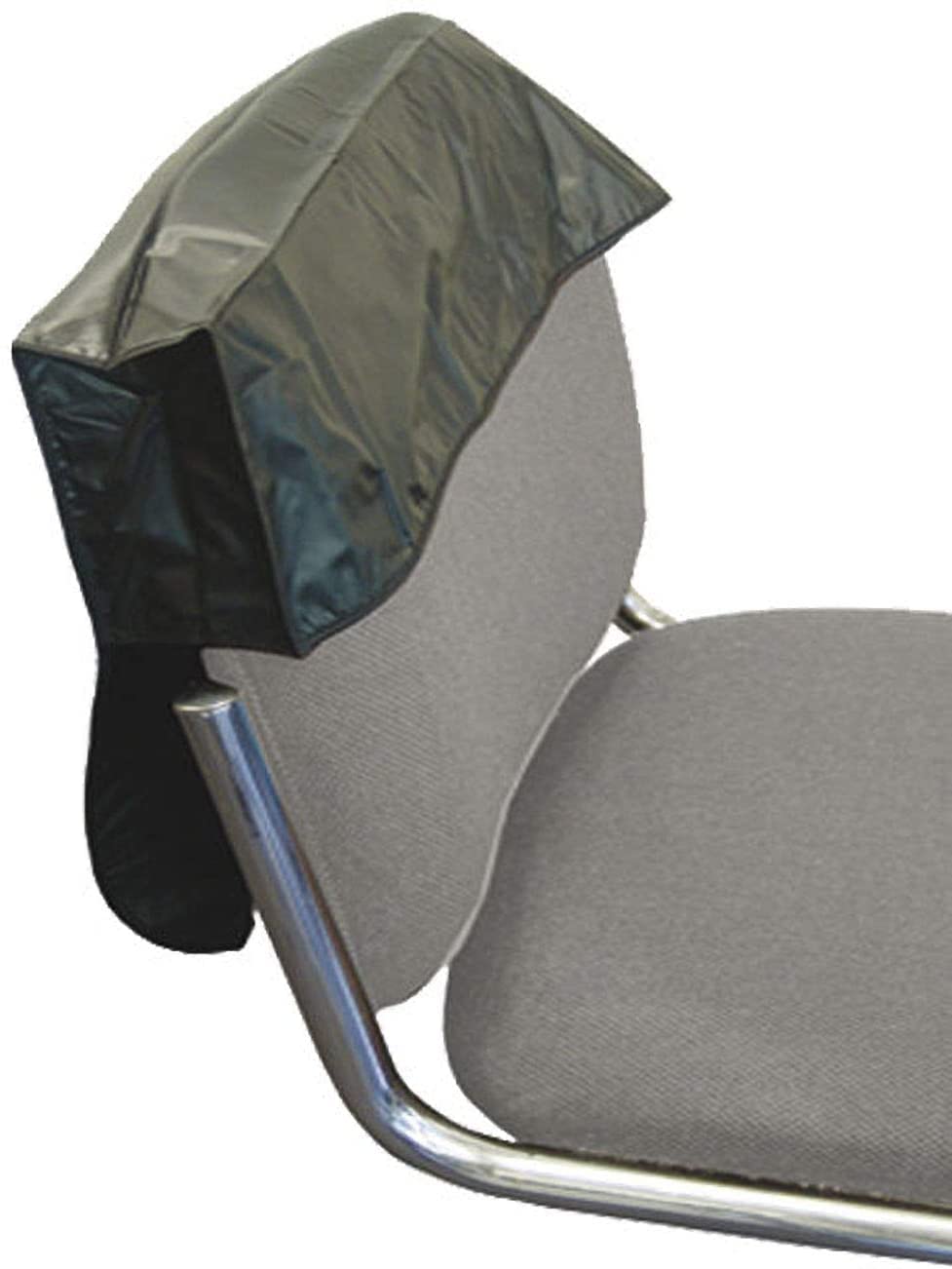 GLAMSA Professional hairdressing PVC chair back covers – Keeps chair clean – Universal size – Perfect for home or salon use –(24 Inch, Black) — image 1