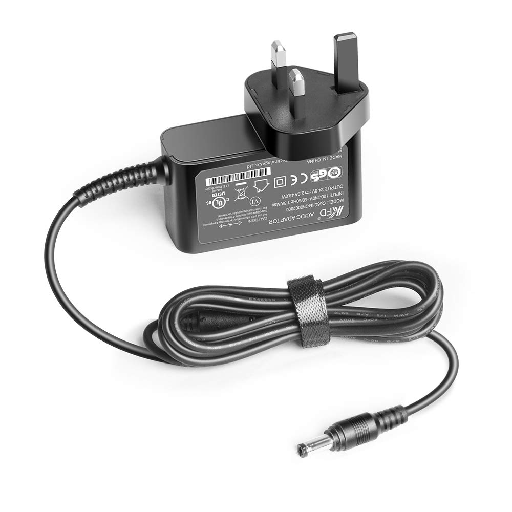 KFD 24V 1.5A 1A Charger for LED Strip Light,CCTV Camera, Laser Hair Removal, Children’s Car, Thermal Printer, Foot Massager, Roller Blind, Levoit Core 100S Air Purifier 24VDC Transformer Power Supply