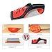 METALBAY Manual Knife Sharpener System, Professional Kitchen Chef Sharpening Kit, Small 3-in-1 Diamond Knife Sharpening Jip for Repairing, Restoring, Polishing (Safe and Portable)