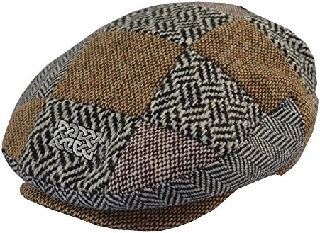Childrens Patchwork Irish Tweed Celtic Hat