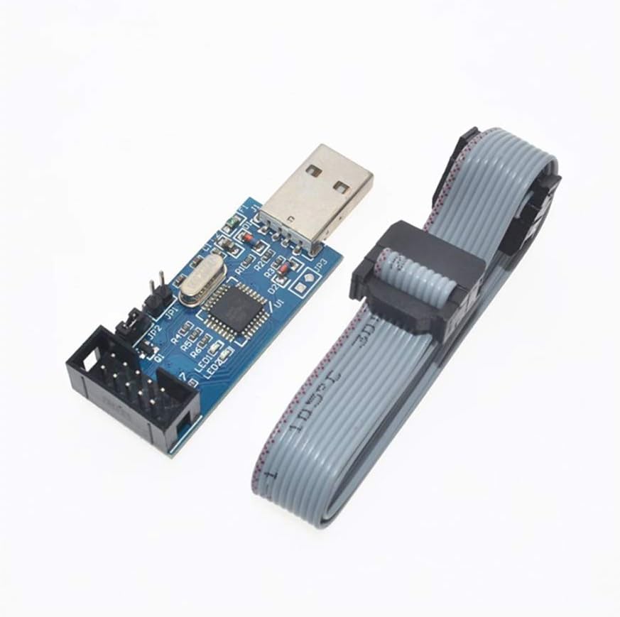 HUIMAI USBasp ISP 3.3V / 5V AVR Programmer USB ATMEGA8 ATMEGA128 New Wire Support Win7 64Bit LCD PCB Watch peltier nodemcu