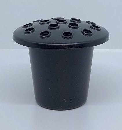 Fsuk Plastic Grave Flower Vase Memorial Cemetary Pot Insert
