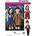 Simplicity 8111 Time Travel Doctor Costume for 18'' Dolls, 4 Pieces