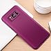 Humixx Samsung Galaxy S8 Case Anti-slip Slim Fit for Wireless Charging Anti-scratch Galaxy S8 Protective Case Matte Finish Coating Ultra Thin for Galaxy S8 (Multi Color Series-Purple)