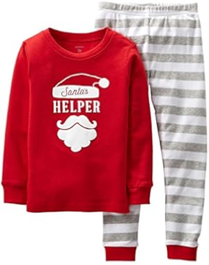 Carter's Baby Boys' 2 Piece Holiday PJ Set (Baby) - Santas Helper