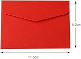 nuoshen Mini Colored Envelopes Set of 60 11.5x8.2 cm Gift Cards DIY Blank Covers view 3