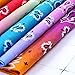 URATOT 12 Pack Novelty Gradient Cotton Bandanas Paisley Print Head Wrap Handkerchief, 2 Style (Mixed 12 Colors A, 12)