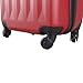 New 3 Pcs Luggage Travel Set Bag ABS Trolley Suitcase (Red)