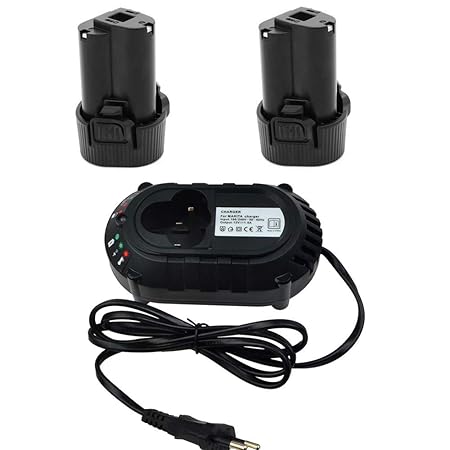 Ersetzen DC10WA DC10WB Ladegerät mit Indikator und 2X 10.8V 1.5A Akku für Makita 10.8V 1.5Ah BL1013 BL1014 194550-6 194551-4 