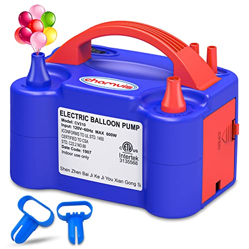 Chamvis Electric Balloon Pump, 110V 600W Balloon Inflator/Blower Pump