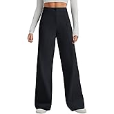 TOPYOGAS Women's Wide Leg Dress Pants Stretch High Waisted Work Pants Business Casual Slacks with Pockets