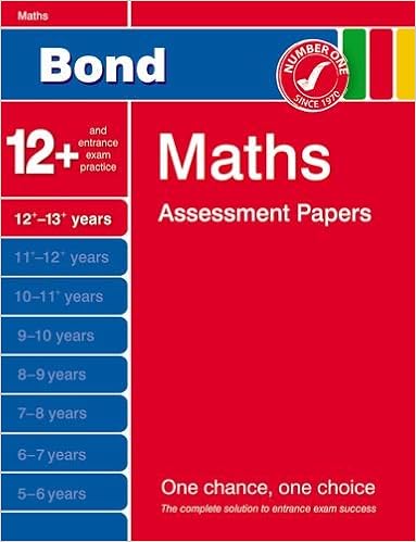 Bond Maths Assessment Papers 12 13 Years Clemson David 9781408517185 Amazon Com Books