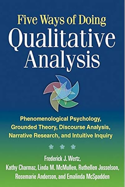 Five Ways Of Doing Qualitative Analysis Phenomenological Psychology Grounded Theory Discourse Analysis Narrative Research And Intuitive Inquiry Wertz Frederick J Charmaz Kathy Mcmullen Linda M Josselson Ruthellen Anderson Rosemarie
