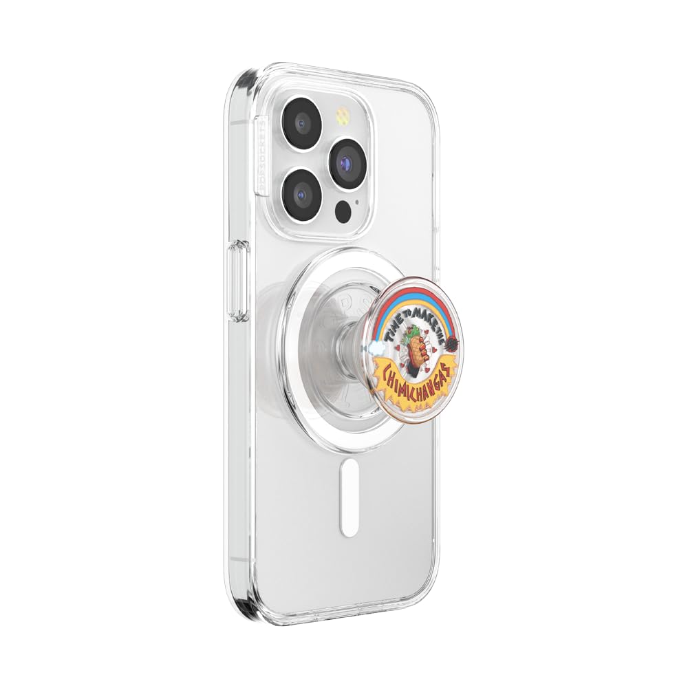 PopSockets Phone Grip for MagSafe, Magnetic Holder, Phone Stand, Marvel - Chimichangas Image