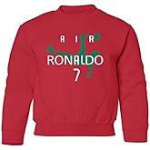 Portugal Legend Ronaldo Soccer "Air Ronaldo 7" Youth Crewneck Sweatshirt