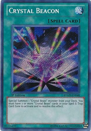 Yu-Gi-Oh! - Crystal Beacon (RYMP-EN048) - Ra Yellow Mega-Pack - 1st Edition - Secret Rare
