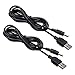 Onite 2pcs of USB to DC 4.0x1.7mm Barrel Jack Power Cable Charger Cord for PSP 3000 2000 1000, Tablet, Cellphone, Laptop, Netbook, Electronics (6.6ft/2m)