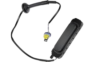 Irinidig 1 PC Car Tailgate Switch, Panel Mounting Trunk Liftgate Tailgate Release Switch Button, Replacement Number 15106857 Release Awitch Accessories, Compatible with Chevrolet GM Cadillac (Black)