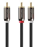 FosPower RCA Y-Adapter (6 Feet), 1 RCA Male to 2