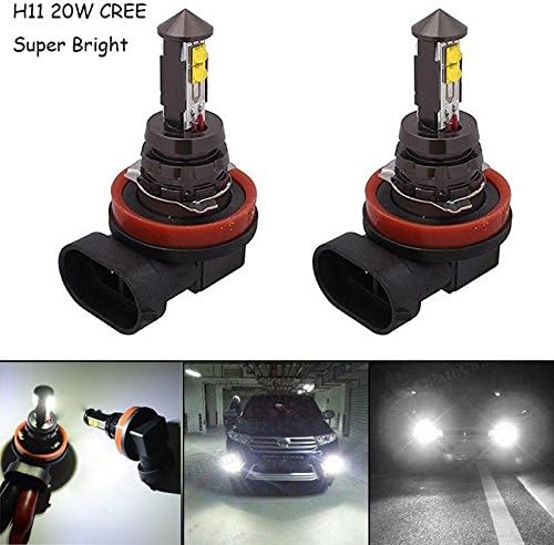 Ronben 2X 20W Cree XTE Car Headlight Headlamp Fog Driving Led Light Led Bulb White (H8 H11)