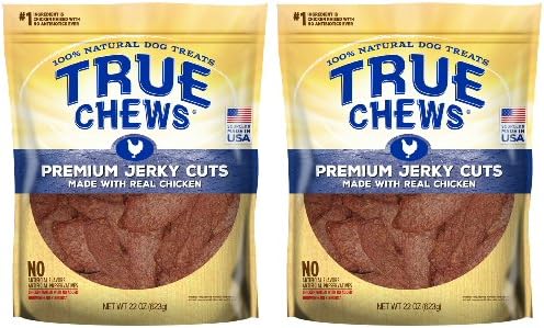 True Chews Premium Jerky Cuts made with Real Chicken 22 ounce (2 pack)
