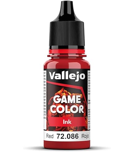 Amazon.com: Vallejo - Game Color | Fluorescent Red Paint | Perfect