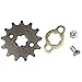 WEIYINGSI Motorcycle 420-13T Sprocket, Front Sprocket 17mm for 50cc 70cc 90cc 110cc 125cc Dirt Pit Mini Bike ATV Quad 4 Wheeler (420-13T 17MM)