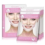 V-Line face Chin Lift and Shaping Mask Slimming Lifting Firming Double Chin Treatment Mask Firm Moisture,Lift and Restore Skin 2 Pcs (2pcs) (4pcs/1box)