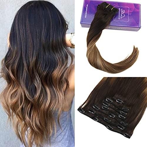 Laavoo 20 Darkest Brown Balayage Medium Brown Mixed Ash Blonde